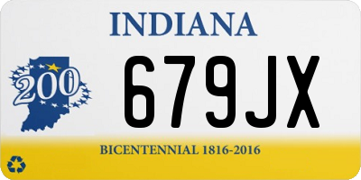 IN license plate 679JX