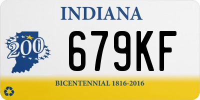 IN license plate 679KF