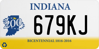 IN license plate 679KJ
