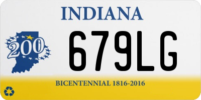 IN license plate 679LG