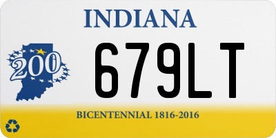 IN license plate 679LT