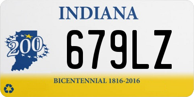 IN license plate 679LZ