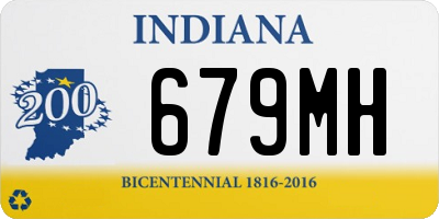 IN license plate 679MH