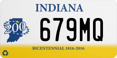 IN license plate 679MQ