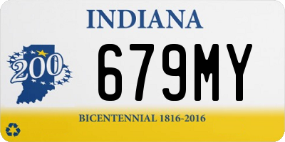 IN license plate 679MY