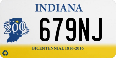 IN license plate 679NJ