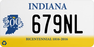 IN license plate 679NL