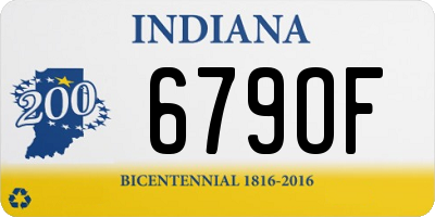 IN license plate 679OF