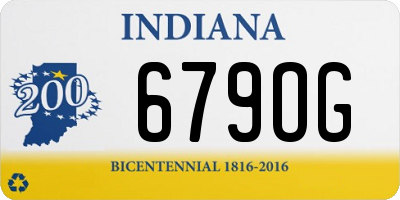 IN license plate 679OG