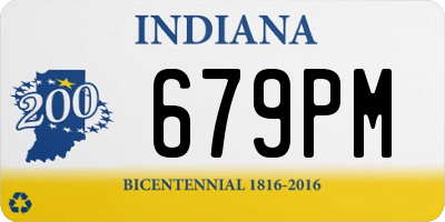 IN license plate 679PM