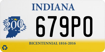 IN license plate 679PO