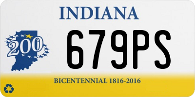 IN license plate 679PS