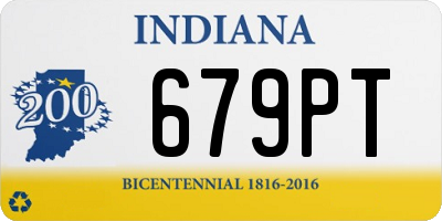 IN license plate 679PT