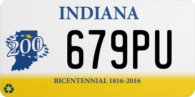 IN license plate 679PU