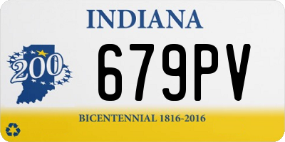 IN license plate 679PV