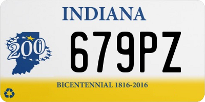 IN license plate 679PZ