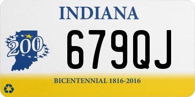 IN license plate 679QJ