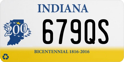 IN license plate 679QS