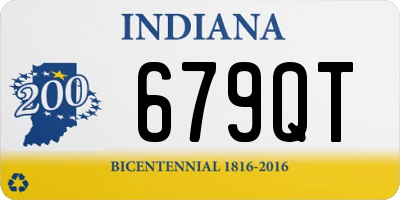 IN license plate 679QT