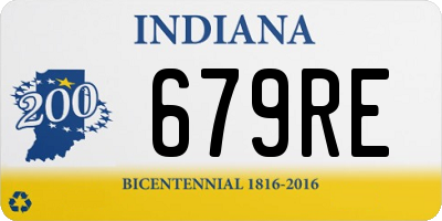 IN license plate 679RE