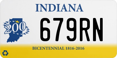 IN license plate 679RN