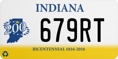 IN license plate 679RT