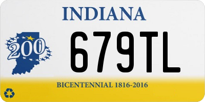 IN license plate 679TL