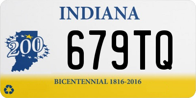 IN license plate 679TQ