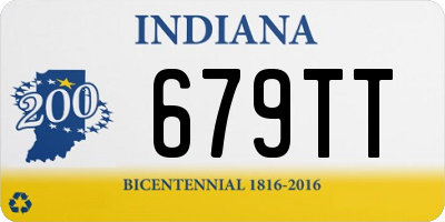 IN license plate 679TT