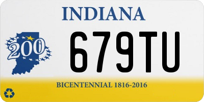 IN license plate 679TU