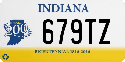 IN license plate 679TZ