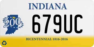 IN license plate 679UC