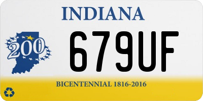 IN license plate 679UF