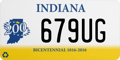 IN license plate 679UG