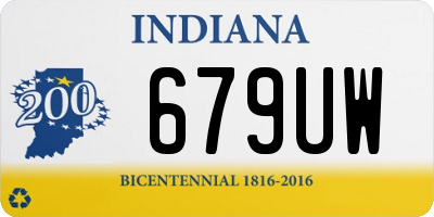 IN license plate 679UW