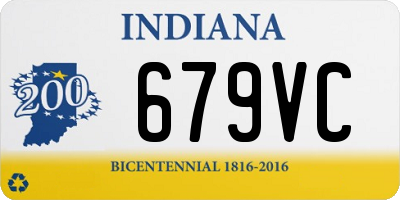 IN license plate 679VC