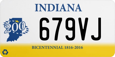 IN license plate 679VJ