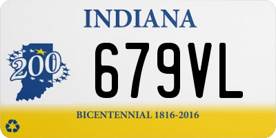 IN license plate 679VL