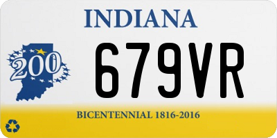 IN license plate 679VR