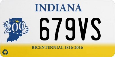 IN license plate 679VS