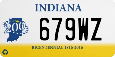 IN license plate 679WZ