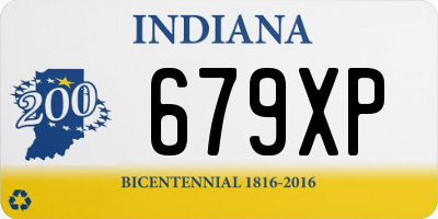 IN license plate 679XP