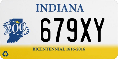 IN license plate 679XY