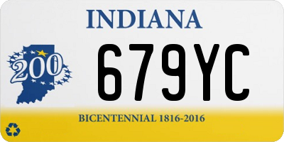 IN license plate 679YC