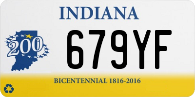 IN license plate 679YF