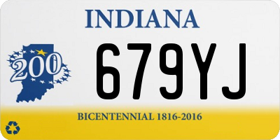 IN license plate 679YJ