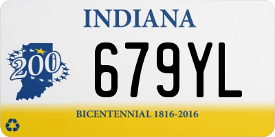 IN license plate 679YL