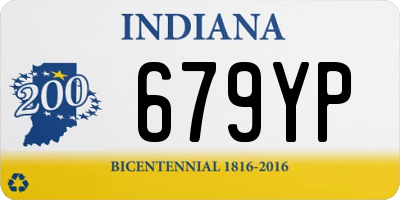 IN license plate 679YP