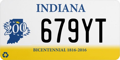 IN license plate 679YT