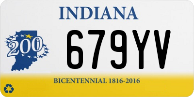 IN license plate 679YV